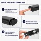 Кабель Tohom USB TypeC (M), USB TypeC (F), 0.28 м, ConnectPro 6-в-1 черный