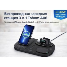 Tohom A06 USB Type-C 30 Вт черный