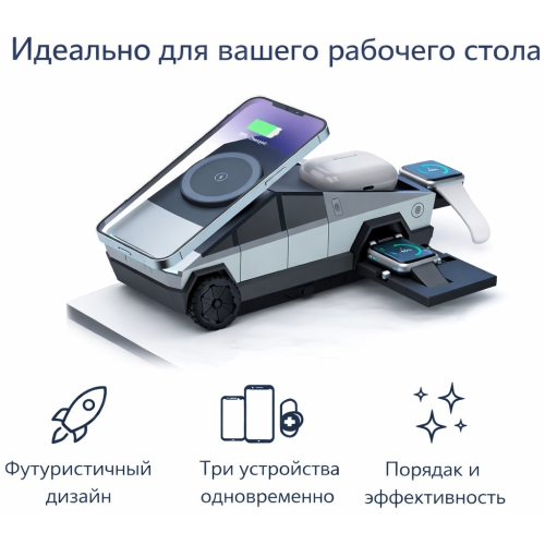 Tohom Cyberdock USB Type-C 15 Вт серый