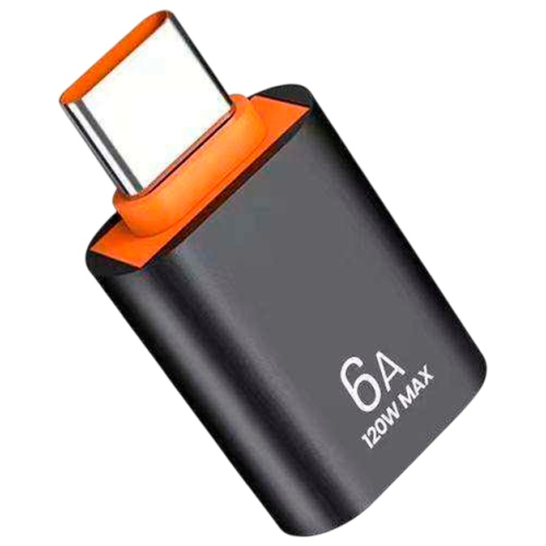 Переходник Tohom USB 3.0 (F), USB TypeC (M), 0.05 м, черный