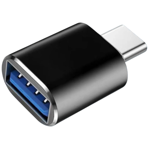 Переходник Tohom USB TypeC (M), USB 3.0 (F), 0.05 м, Tohom USB 3.0 - USB-C черный