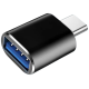 Переходник Tohom USB TypeC (M), USB 3.0 (F), 0.05 м, Tohom USB 3.0 - USB-C черный