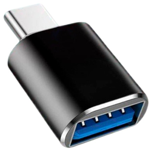 Переходник Tohom USB TypeC (M), USB 3.0 (F), 0.05 м, Tohom USB 3.0 - USB-C черный