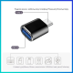 Переходник Tohom USB TypeC (M), USB 3.0 (F), 0.05 м, Tohom USB 3.0 - USB-C черный