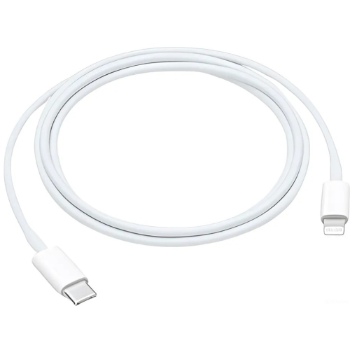 Кабель USB TypeC (M), Lightning (M), 1 м, белый