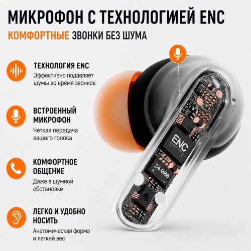 Наушники Tohom S36 серый