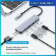 Док-станция Tohom USB-Hub 5 в 1 серый