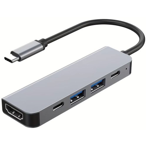 Док-станция Tohom USB-Hub 5 в 1 серый