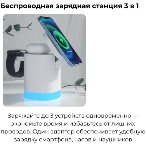 Tohom T15 USB Type-C 15 Вт белый